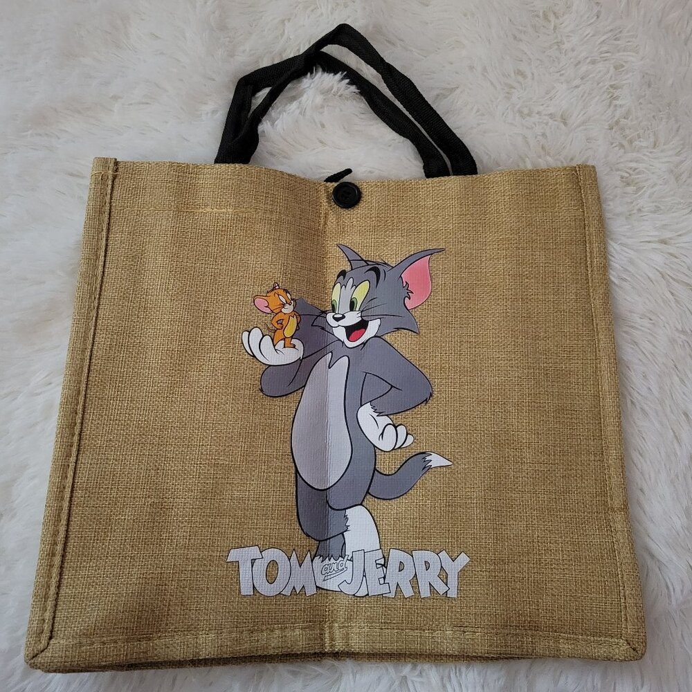 Tom & Jerry Linen Tote Bag